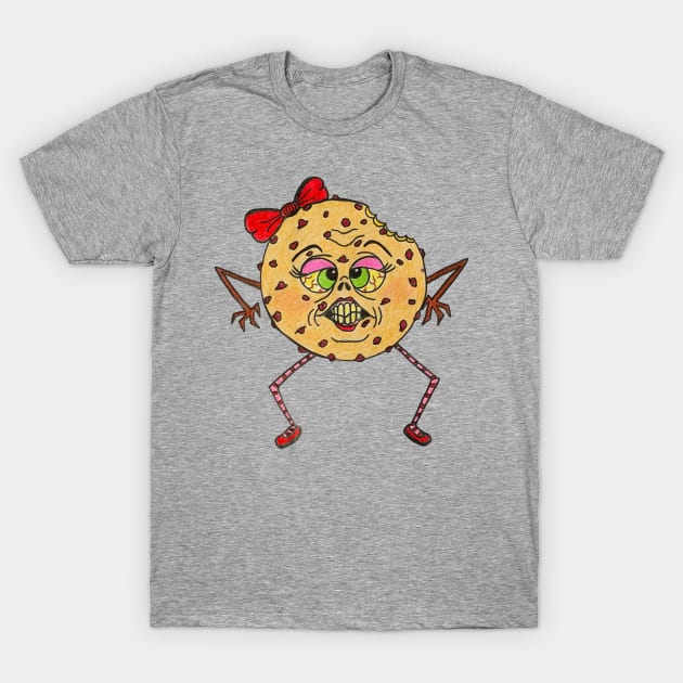 Zombie Cookie T-Shirt by LuvbuzzArt